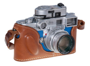 Leica M3 Blue Leather with Luigi LeicaTime Case