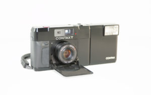 Contax T Black with Flash