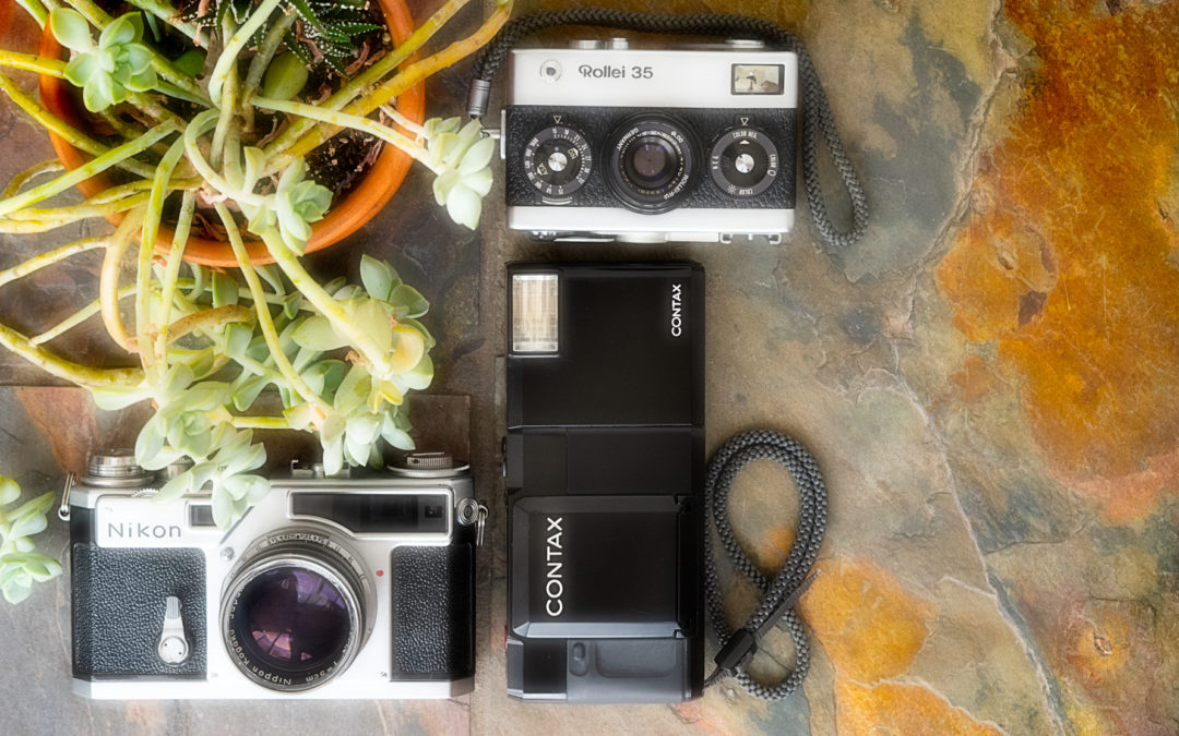 The Latest Haul: Nikon SP - Contax T - Rollei 35